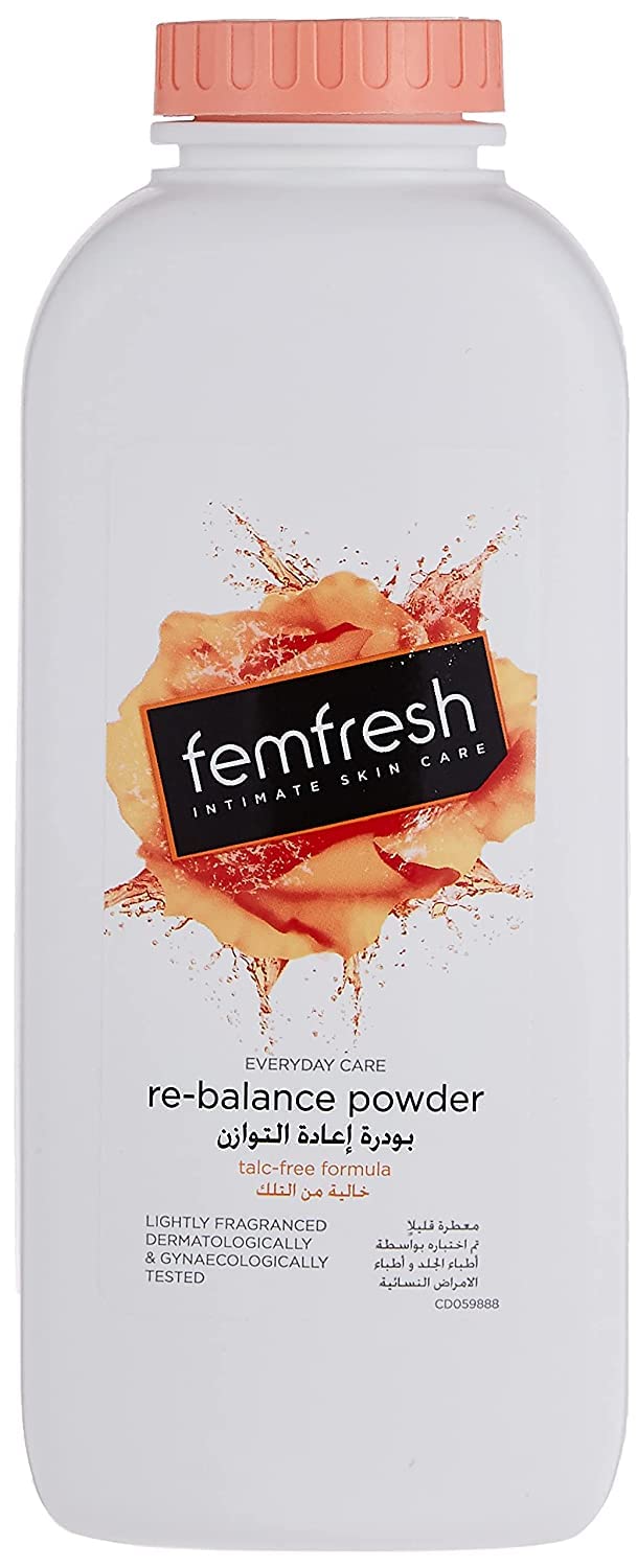 Femfresh Lightly Fragranced Absorbent Body Powder For Intimate Hygiene 200g