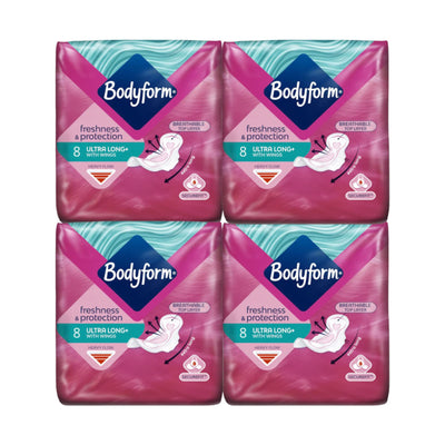 Bordyform Ultralong With Wings Sanitary Towels 8 x 4 Packs (32)