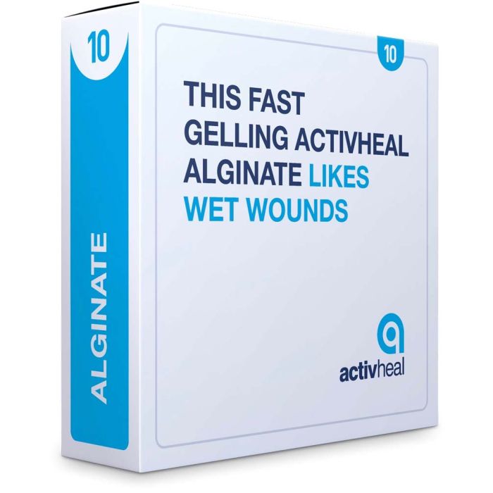 Activheal Alginate Wound Dressing 10cm x 10cm x 10