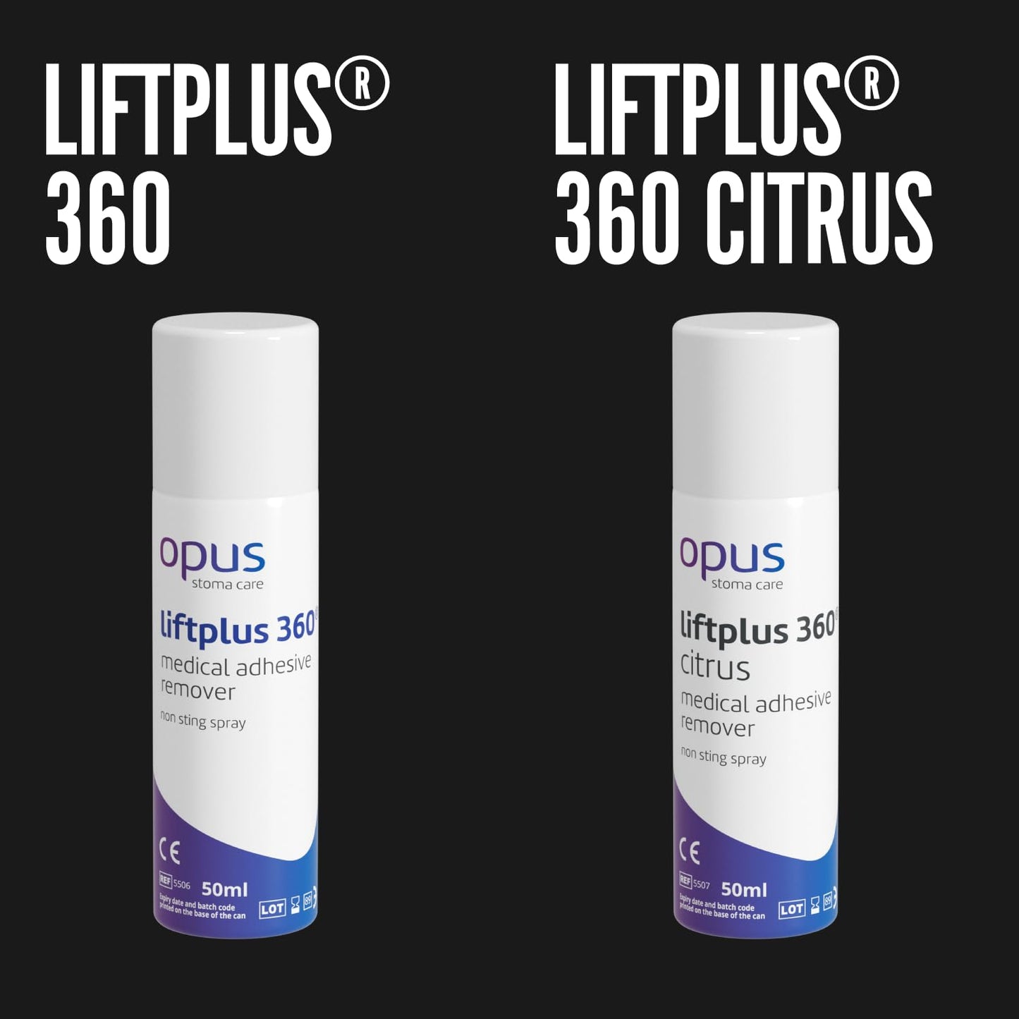 OPUS Lift Plus 360 Citrus Medical Adhesive Remover Non-Sting Spray 50 ml