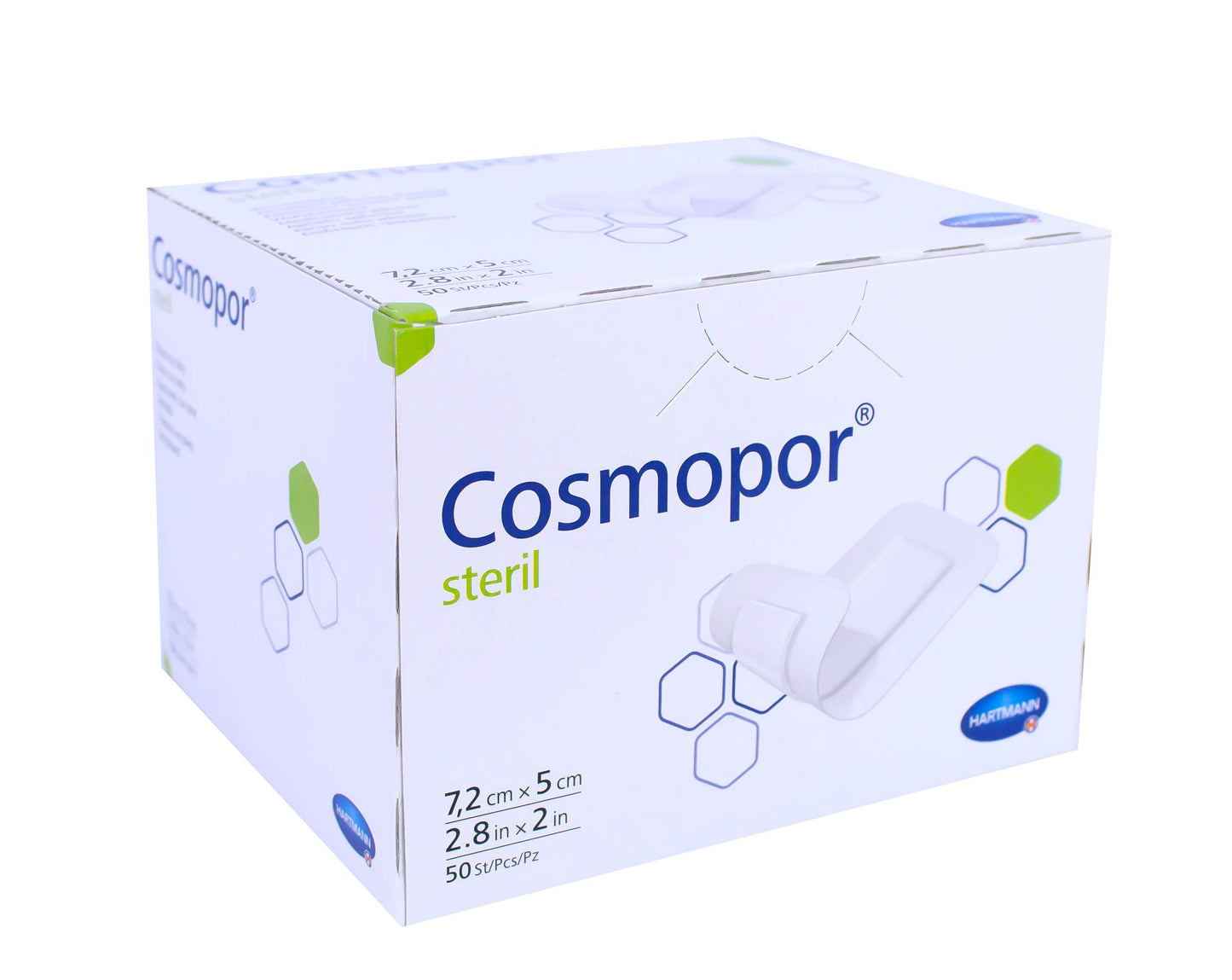 Cosmopor Sterile Wound Dressings 5cm x 7.2cm x 50