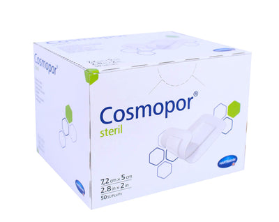 Cosmopor Sterile Wound Dressings 5cm x 7.2cm x 50