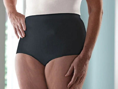 Simplicity Stoma Support Ladies Ostomy Briefs Black S/M