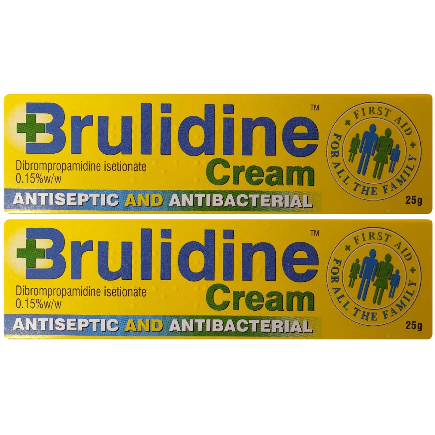 Brulidine Antiseptic Cream 25g x 2 Packs