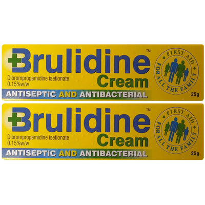 Brulidine Antiseptic Cream 25g x 2 Packs