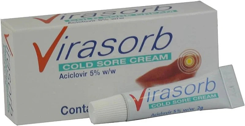 Virasorb Cold Sore Cream 2g x 3 Packs