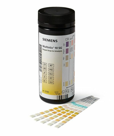 Siemens Multistix 10 SG Professional Urine Test Strips x 100 (EXPIRY 31 Oct 25)
