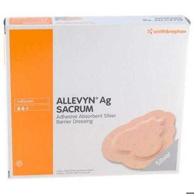 ALLEVYN AG Adhesive Sacrum 22cm x22cm Hydrocellular Dressings -   Smith & Nephew EasyMeds Pharmacy