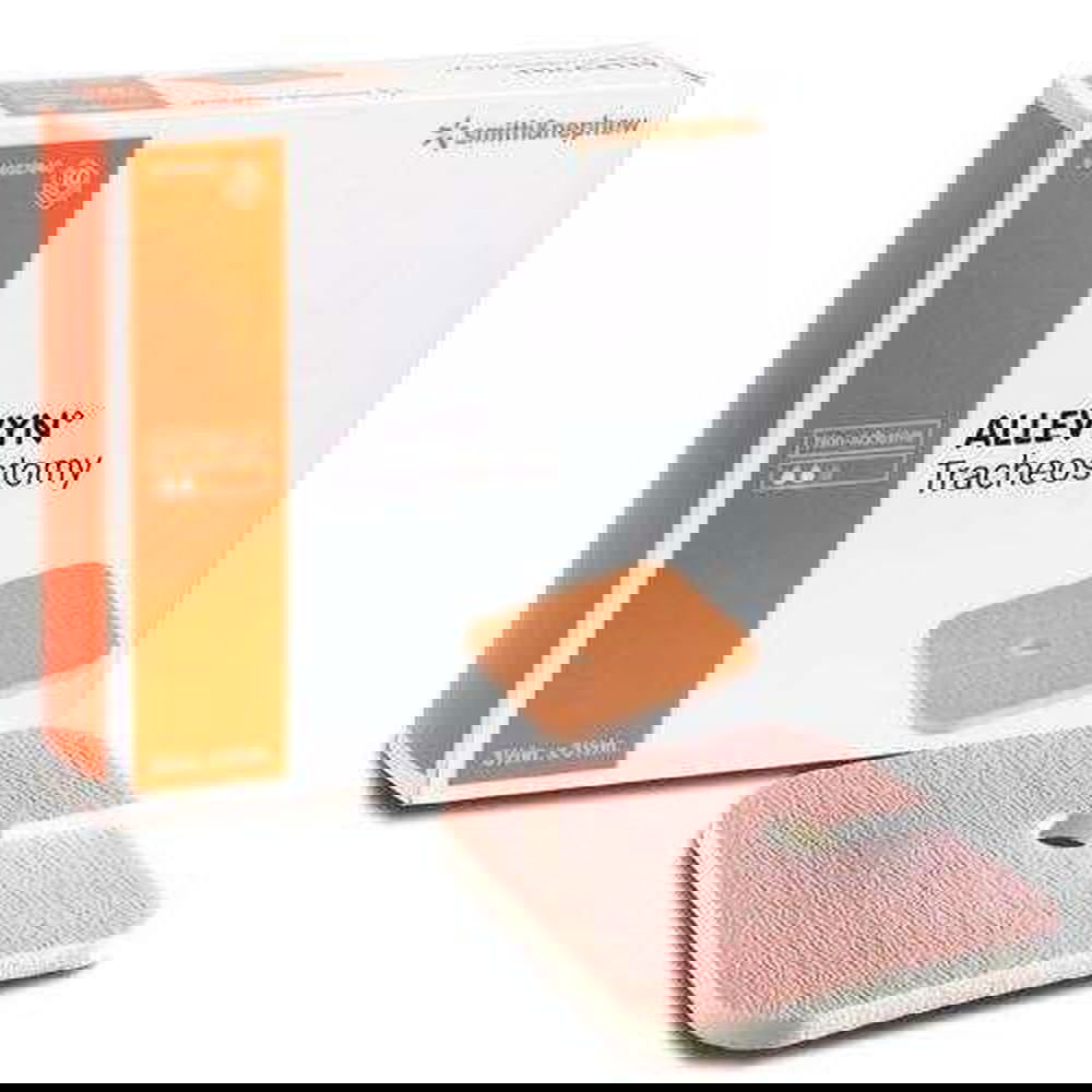 ALLEVYN Tracheostomy Non-Adhesive 9cm x 9cm Advanced Foam Wound Dressings -   Smith & Nephew EasyMeds Pharmacy