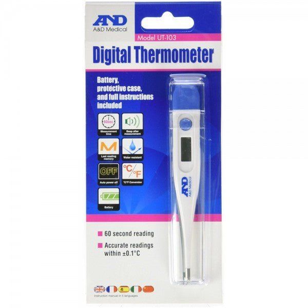 A & D Medical UT-103 Digital Thermometer -   A&D Medical EasyMeds Pharmacy