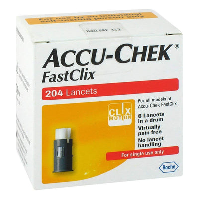 Accu-Chek FastClix Lancets 204 x 4 Packs -   Roche EasyMeds Pharmacy