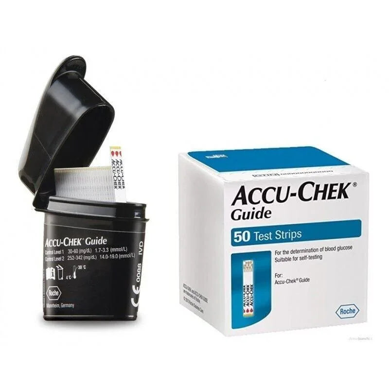 AccuChek Guide Blood Glucose Test Strips x50 EasyMeds Pharmacy