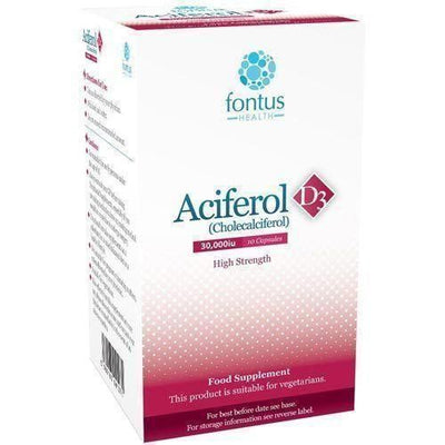 Aciferol D3 30000iu Capsules x 10 -   Fontus Health EasyMeds Pharmacy