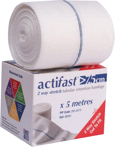 Acti-Fast Actifast Blue Elasticated Viscose Stockinette 7.5cm x 5m x 3 -   Lohmann & Rauscher EasyMeds Pharmacy