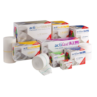 Acti-Fast Actifast Beige Elasticated Viscose Stockinette 17.5cm x 1m x 3 Rolls