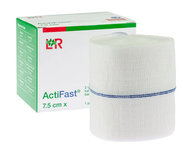Acti-Fast Actifast Blue Elasticated Viscose Stockinette 7.5cm x 3M