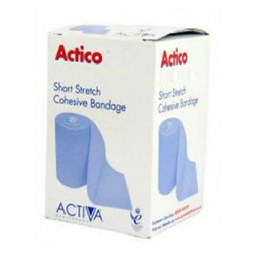 Actico Cohesive Short Stretch Compression Bandage 8cm x 6M x 3 -   Actico EasyMeds Pharmacy