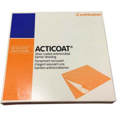 Acticoat Silver Antimicrobial Barrier Dressing 10cm x 10cm x 12 -   Smith & Nephew EasyMeds Pharmacy