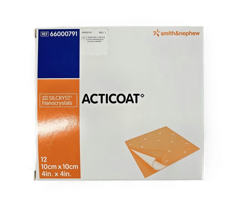 Acticoat Silver Antimicrobial Barrier Dressing 10cm x 10cm x 12 (66000