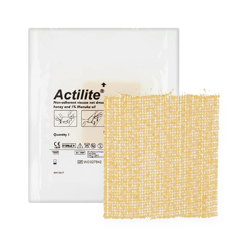 Actilite Manuka Honey Non-Adherent Dressing 10cm x 10cm