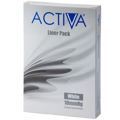 Activa Stocking Liner Large White 10mmHg x 3 -   L&R Medical UK LTD EasyMeds Pharmacy