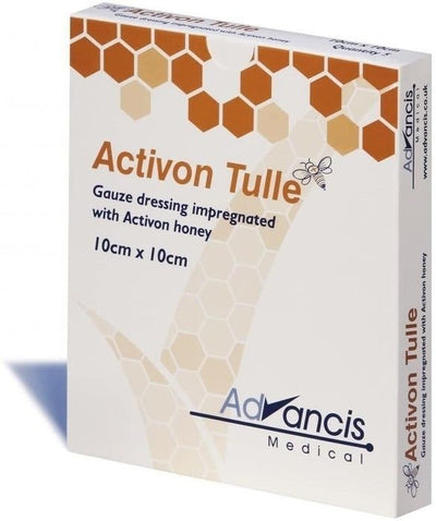 Activon Tulle Manuka Honey dressings  10cm x 10cm -   Advancis Medical EasyMeds Pharmacy