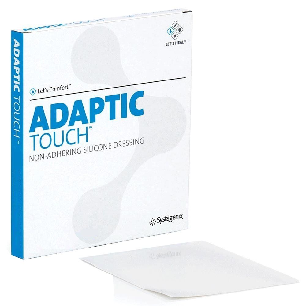Adaptic Touch Non Adherent Silicone Dressing 7.6cm x 11cm x 10 -   Systagenix EasyMeds Pharmacy