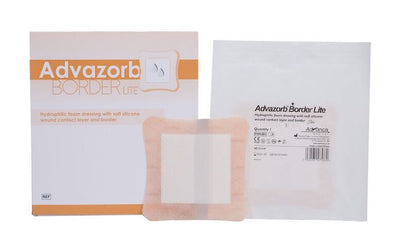 Advazorb Border Lite Hydrophilic Foam Dressing 10cm x 10cm