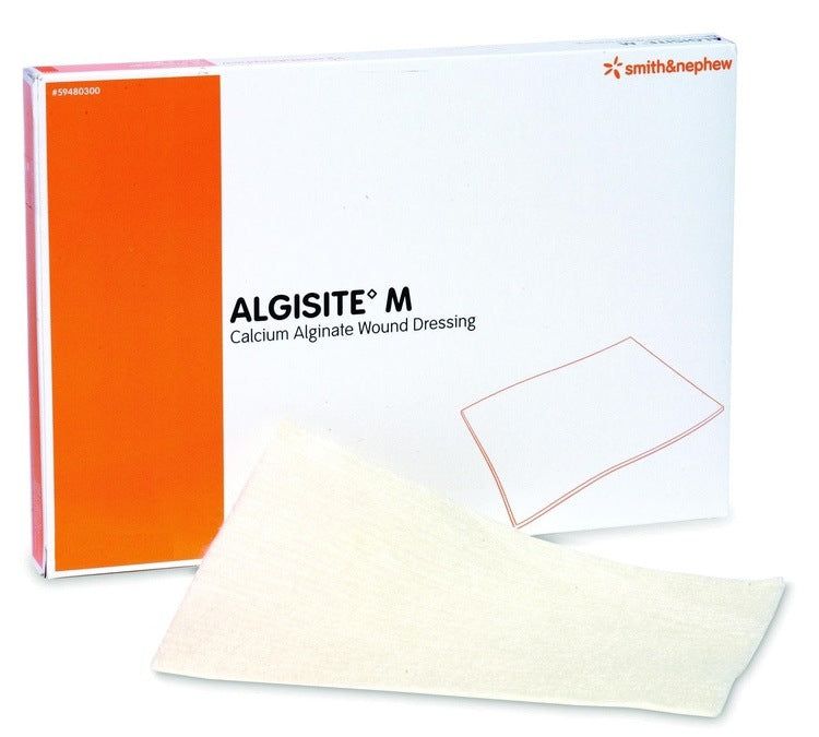 Algisite M Calcium-Alginate Wound Dressing(s) 5cm x 5cm Sores Ulcers Diabetic -   Smith & Nephew EasyMeds Pharmacy