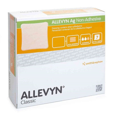 Allevyn AG Non Adhesive Dressings 5cm x 5cm -   Smith & Nephew EasyMeds Pharmacy