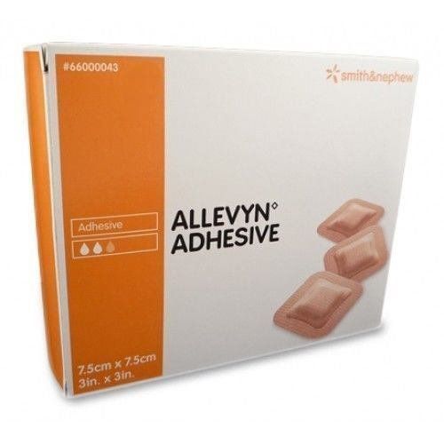 Allevyn Adhesive Classic Dressing(s) 7.5cm x 7.5cm x10 - Wounds, Ulcers 66000043 -   Smith & Nephew EasyMeds Pharmacy