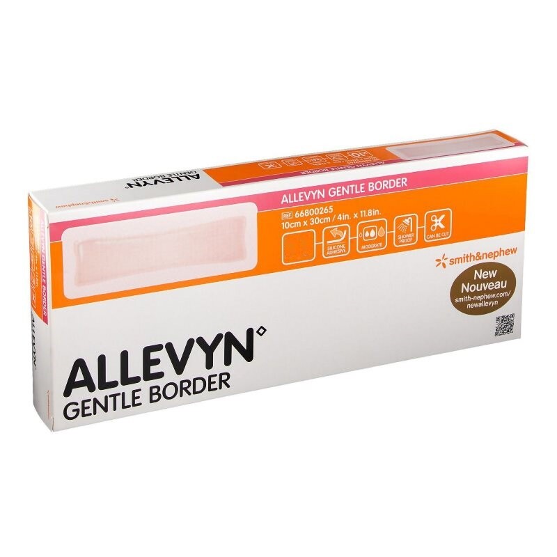 Allevyn Gentle Border Dressings 10cm x 30cm