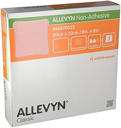 ALLEVYN Non-Adhesive 20cm x 20cm Advanced Foam Dressings