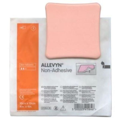 ALLEVYN Non-Adhesive 10cm x 10cm Advanced Foam Dressings