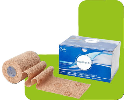 AndoFlex TLC Lite 2-Layer Compression Bandage Kit with Malodour Control XL 10cm