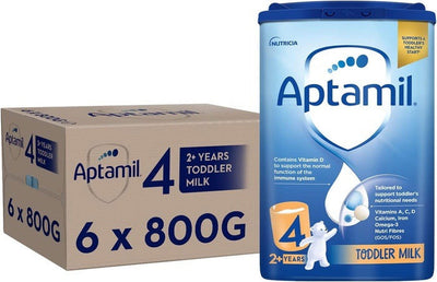 Aptamil 4 Growing Up Milk Powder 2-3 Years 800g x6 -   Aptamil EasyMeds Pharmacy