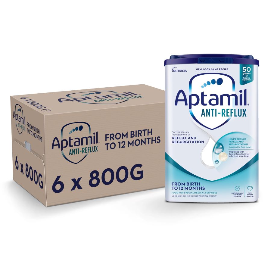 Aptamil Anti-Reflux Baby Milk Powder x 6 tins (800g)