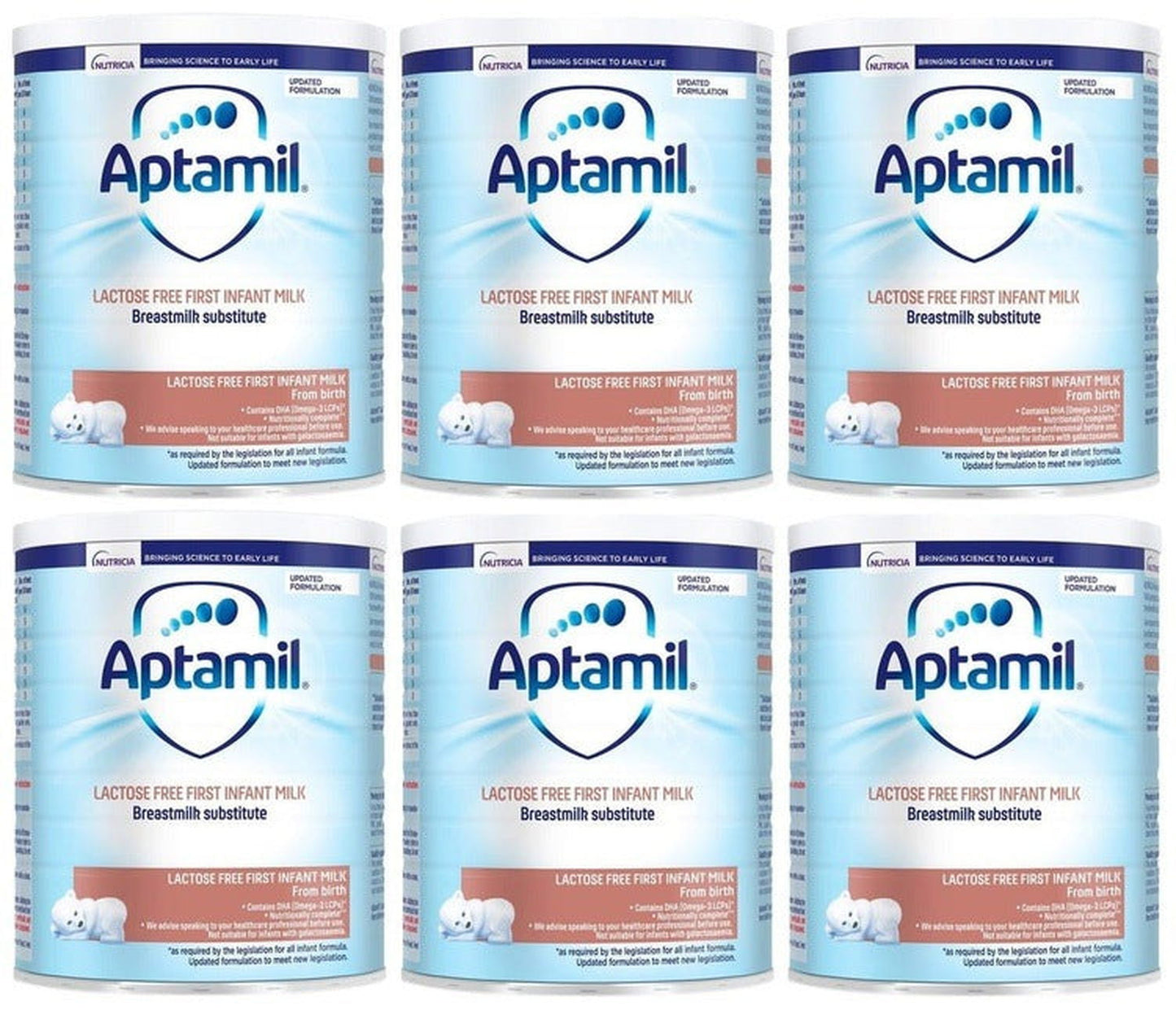 Aptamil Lactose Free Baby Milk Powder Formula 400g x 6 -   Aptamil EasyMeds Pharmacy