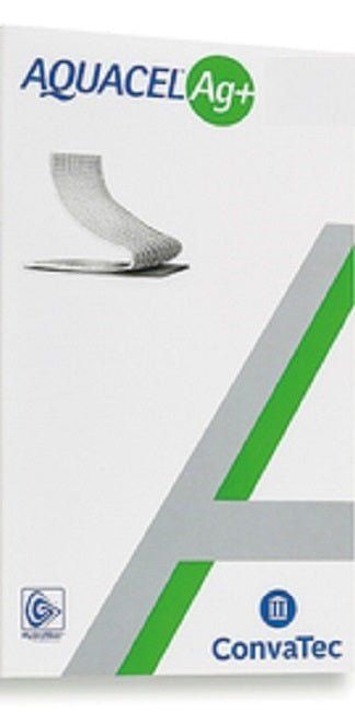 Aquacel AG+ Extra Silver Hydrofiber Wound Dressings 4cm x 20cm 413598 -   Convatec EasyMeds Pharmacy