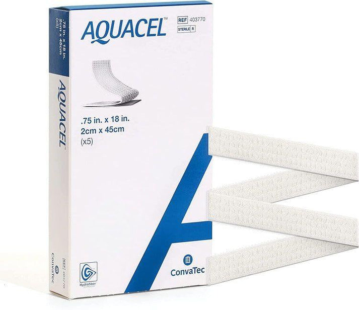 hydrofiber with silver dressing Aquacel AG+ Extra Silver Hydrofiber Wound Dressing 10 x 10cm (pk 10) | Wound Care | First Aid | Nursing Care | Healthcare