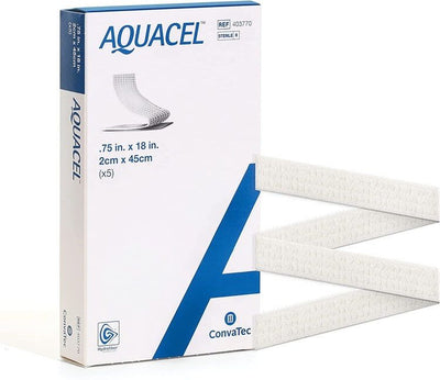 Aquacel Ribbon 2cm x 45cm Dressing x 5 (403770) -   ConvaTec EasyMeds Pharmacy