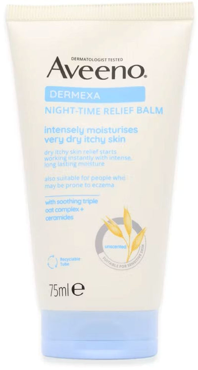 Aveeno Dermexa Night-Time Relief Balm 75ml