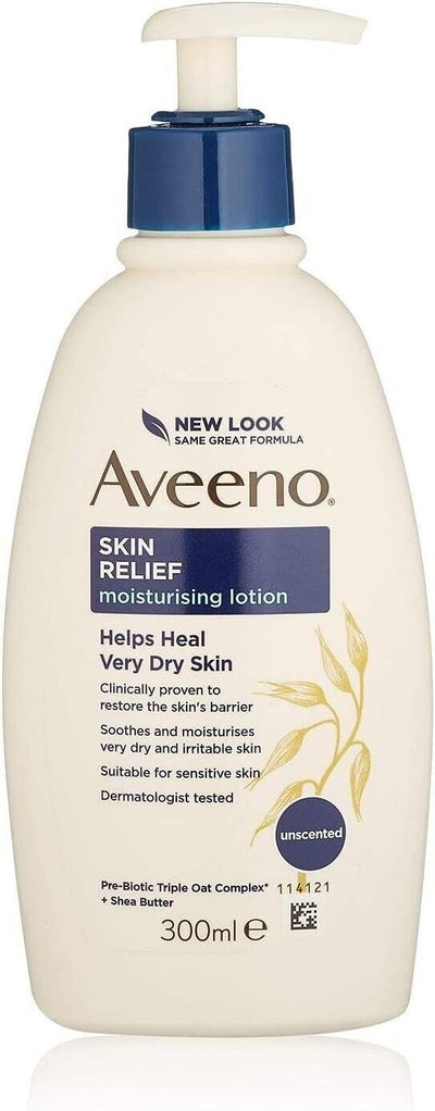 Aveeno Colloidal Oatmeal Skin Relief Body Lotion 300ml -   Aveeno EasyMeds Pharmacy