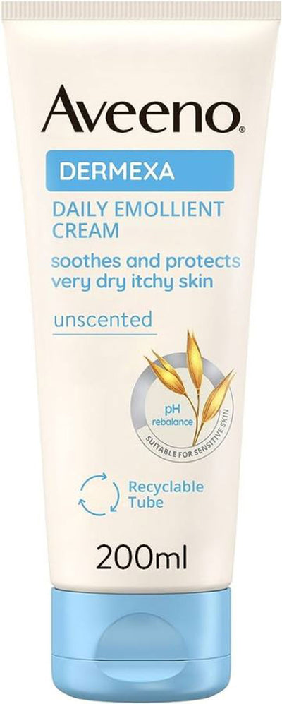 Aveeno Dermexa Daily Emollient Cream 200ml -   Johnson & Johnson EasyMeds Pharmacy