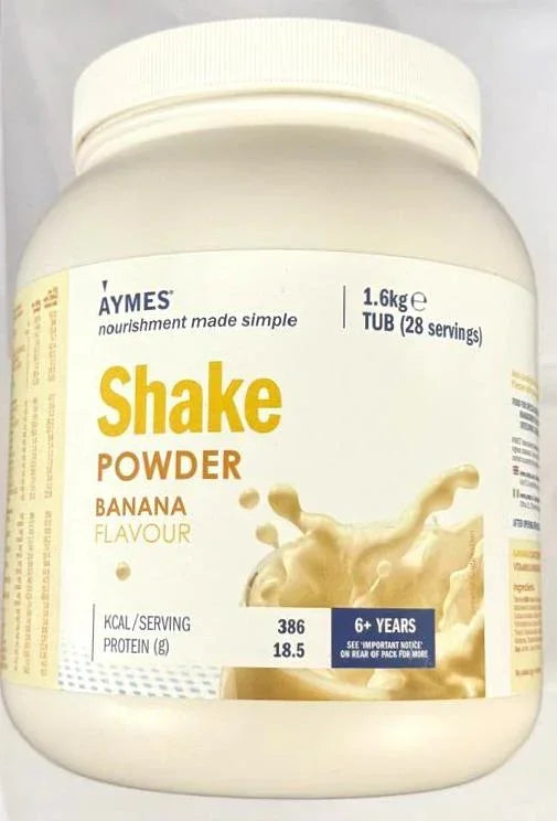 Powder Tub Aymes Banana Shake Protein Powder Tub 1600g x 4 Packs | EasyMeds ...