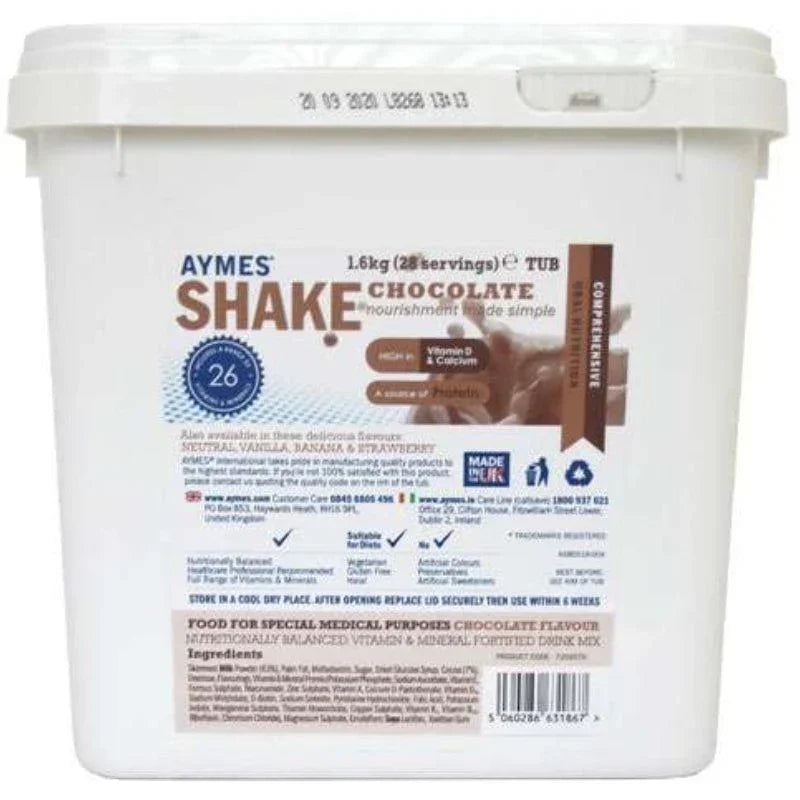 Powder Tub Aymes Chocolate Shake Protein Powder Tub 1600g | EasyMeds Pharmacy