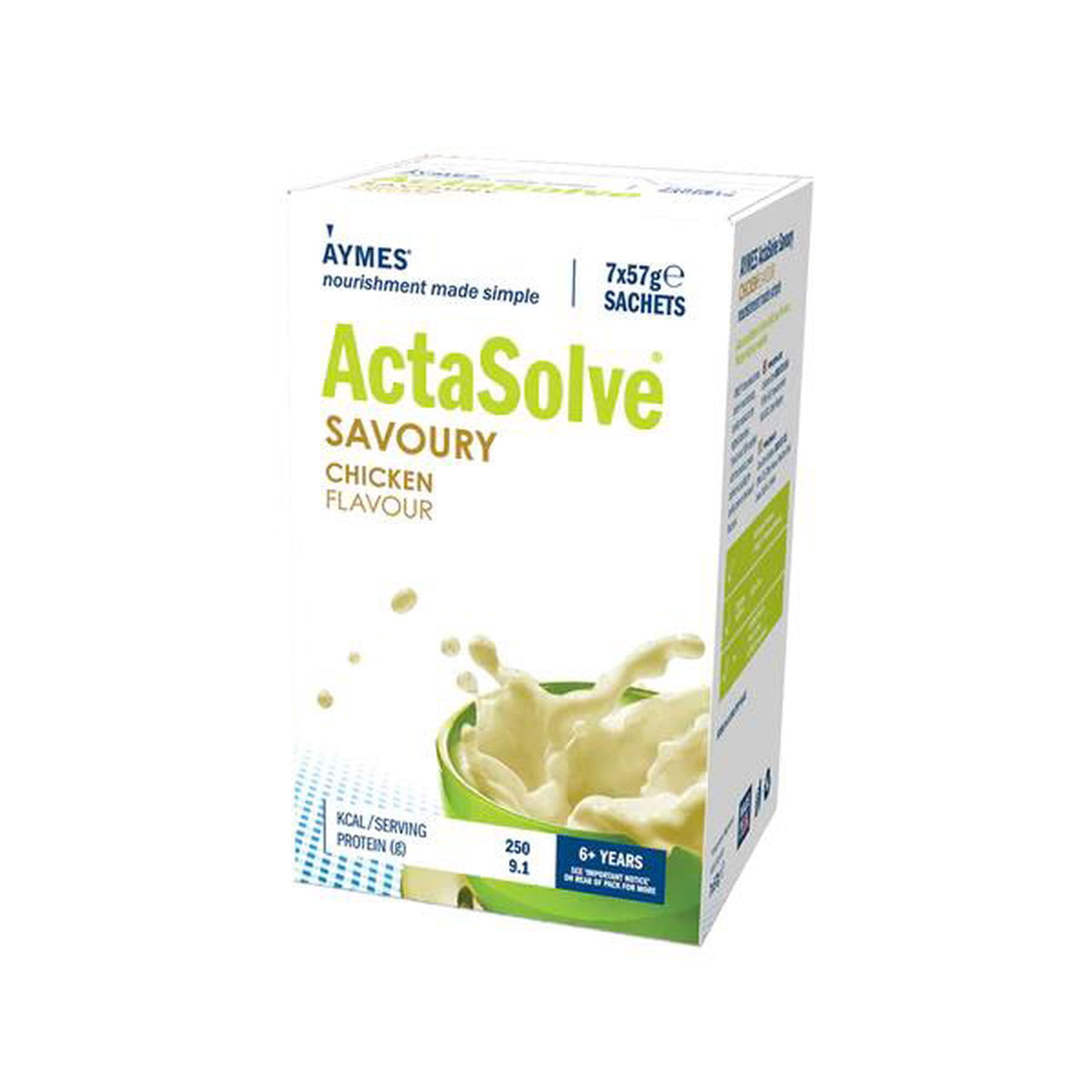 Aymes Savoury Chicken Flavour Sachet 57g x 7 x 6 Packs -   Aymes EasyMeds Pharmacy
