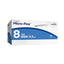 Box of embecta Micro-Fine needles on a white background