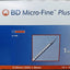 BD MicroFine + Plus 1ml U100 30G 8mm Syringes x 100 - Special Offer