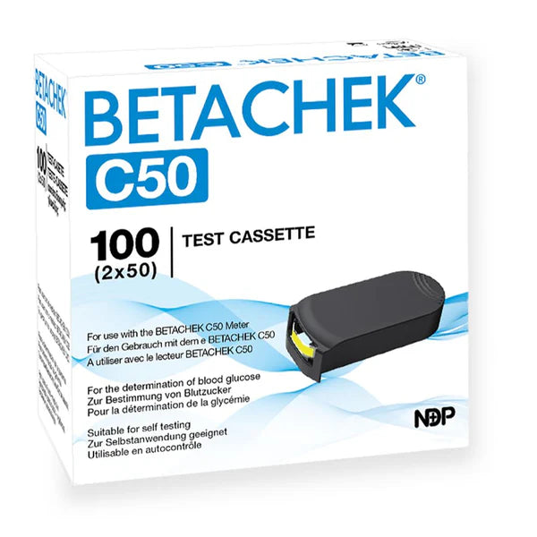BetaChek C50 Test Cassettes x 100